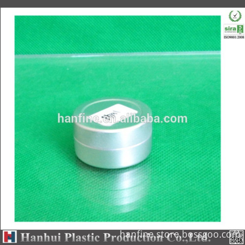 Hanfine 40*16.5 15ml aluminum jar with lid,cosmetic plastic jars with lids